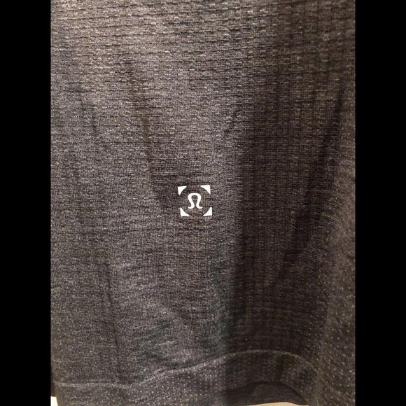 Lululemon Mens L Metal Vent Tech1/2 Zip Lightweight Longsleeve Pullover Top Gray - Picture 4 of 4